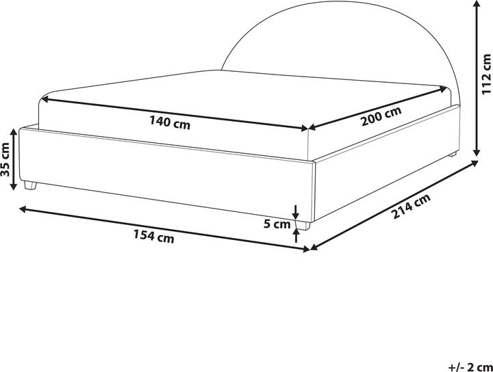 Image du produit Beliani Vaucluse (140 x 200 cm)