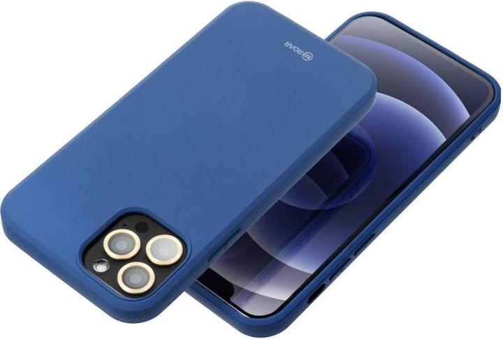 Actual product image Roar Back panel cover case COLORFUL JELLY for IPHONE 13 navy (Apple iPhone 13)