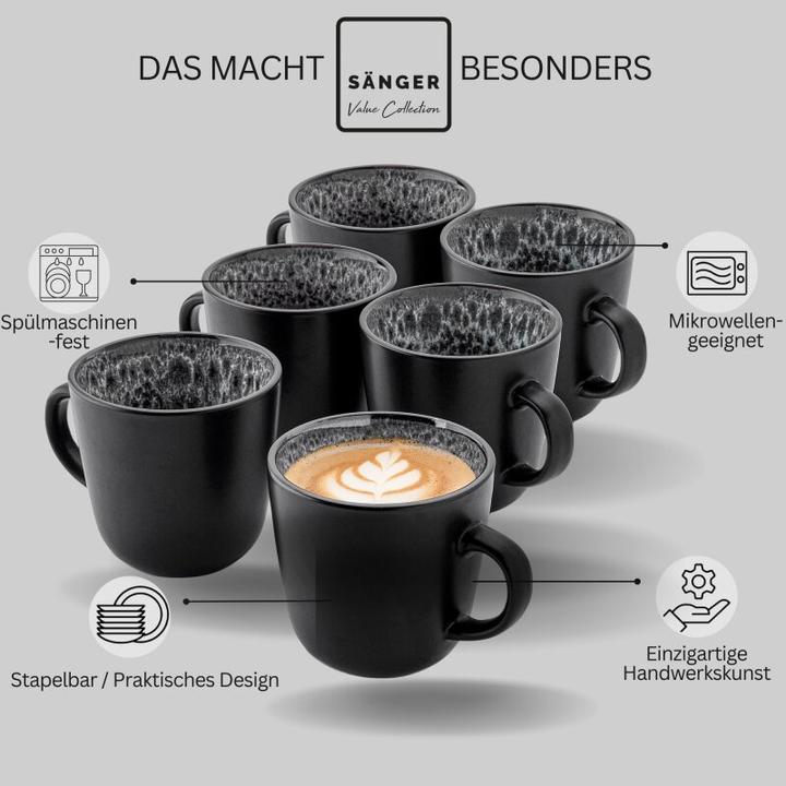 Produktbild Sänger Geschirr Kaffeebecher Set Sydney (430 ml, 6x)