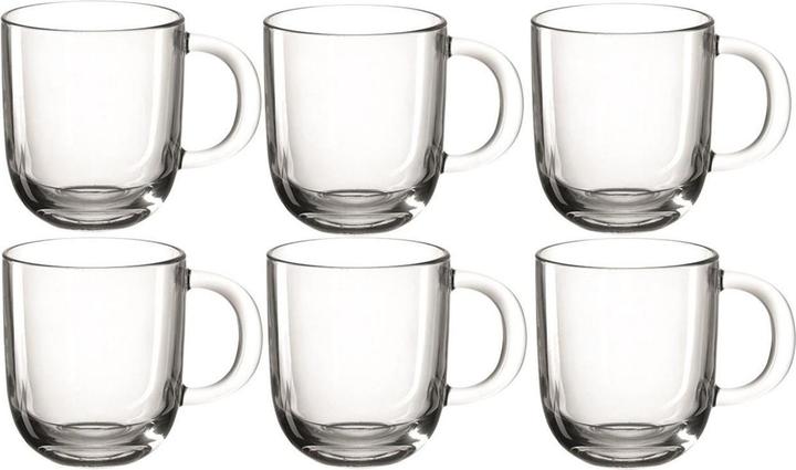 Leonardo Teetasse Modena 400 ml, 6 Stück, Transparent (400 ml, 6x)