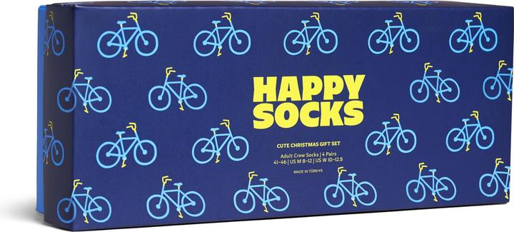 Produktbild Happy Socks 4-Pack Bike Socks Gift Set (4er Pack, 41 - 46)