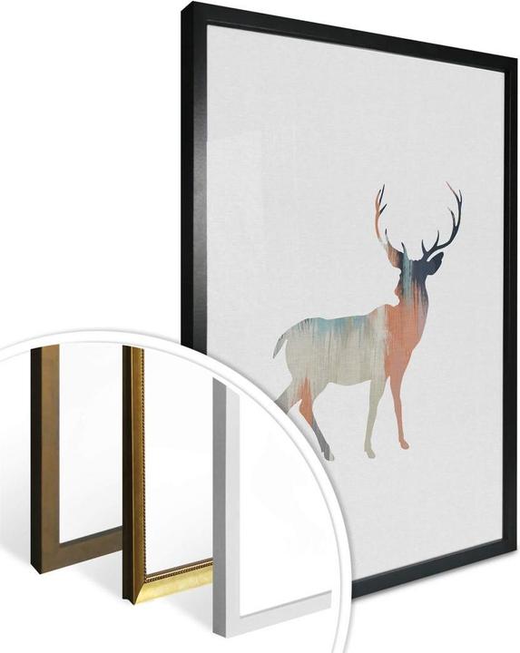 Image du produit Trenddeko Orara Studio - Cerf Pastel (80 x 100 cm)