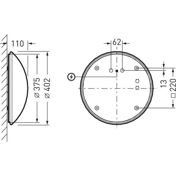 Thumbnail - Trilux, Wandleuchte + Deckenleuchte, LED-Leuchte (2000 lm)