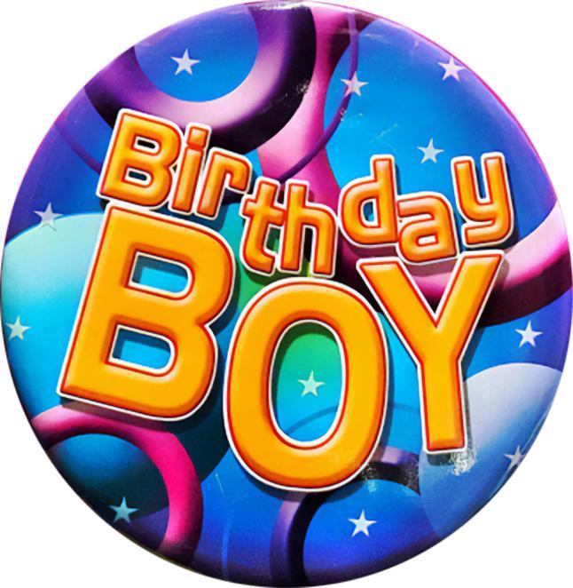 Actual product image Unique Party Birthday Boy Badge