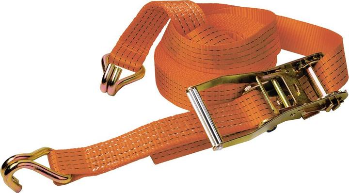 Produktbild Delta CO.SB.025.05.2.OR Zurrgurt mit Ratsche - 25 mm x 5 Meter - 500 daN - Orange