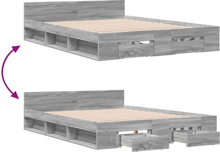 Produktbild vidaXL Bettgestell (140 x 200 cm)
