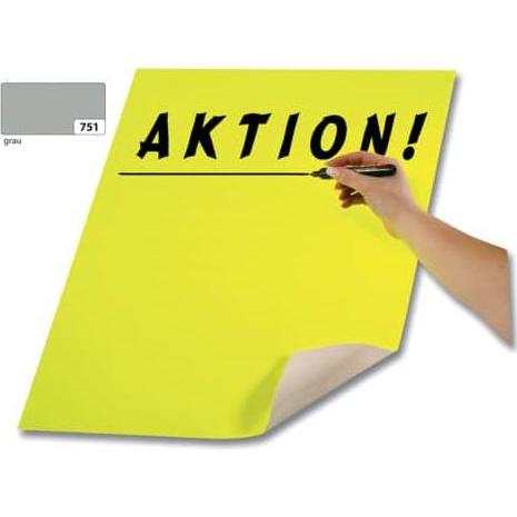 Folia, Bastelpapier, Bringmann Plakatkarton 48x68cm 10 Blatt Grau,380g (380 g/m², 10 x)