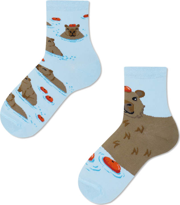 Image du produit Many Mornings Chaussettes pour enfants Capybara (27 - 30)