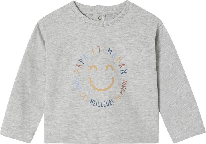 Actual product image Vertbaudet Baby Shirt mit Schriftzug vorn (86)