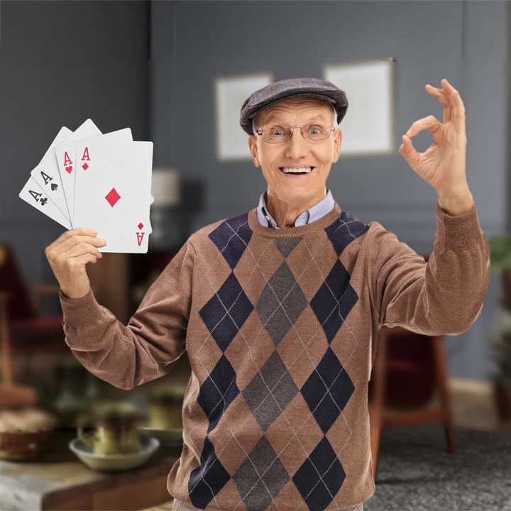 Image du produit Relaxdays 2x jeu de cartes Jumbo