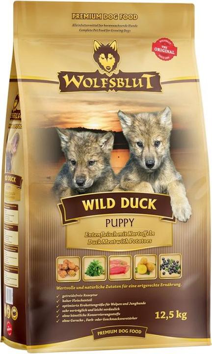 Actual product image Wolfsblut Dry food Dog Wild Duck Puppy, 12.5 kg (Puppy + kitten, 1 pcs., 12500 g)