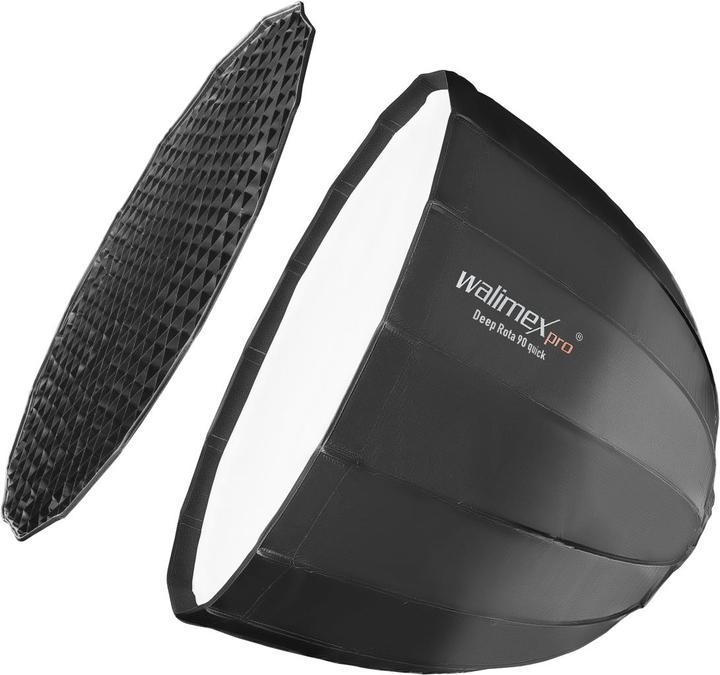Produktbild Walimex pro pro Studio Line Deep Rota QA90 + Softboxadapter Aurora/Bowens (Parabole Softbox, 90 cm)