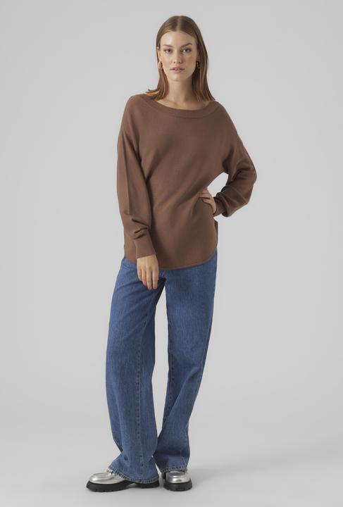 Image du produit Vero Moda VMNANCY LS BOATNECK PULLOVER GA EXC Pull en maille (M)