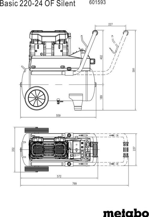 Actual product image Metabo Kompressor Basic (24 l, 8 bar)