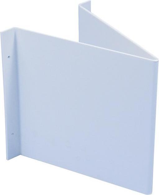 HP Autozubehör Panneau d'angle L148xl148 mm blanko blanc pour transparents de présentation plastique