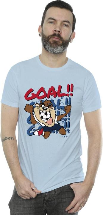 Immagine prodotto Looney Tunes Taz Goal Goal Goal Maglietta Uomo (XL)