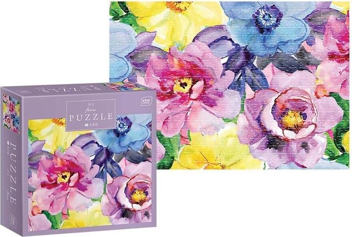 Actual product image Interdruk Puzzle 500el Flowers 2 (500 pieces)