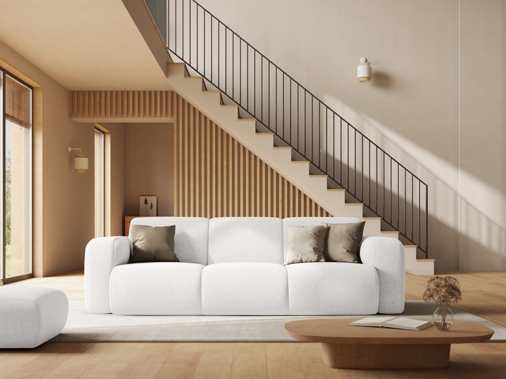 Actual product image Micadoni Pouf, "Molino", 1 Seat, 100x100x36Made in Europe (Cushioned stools)