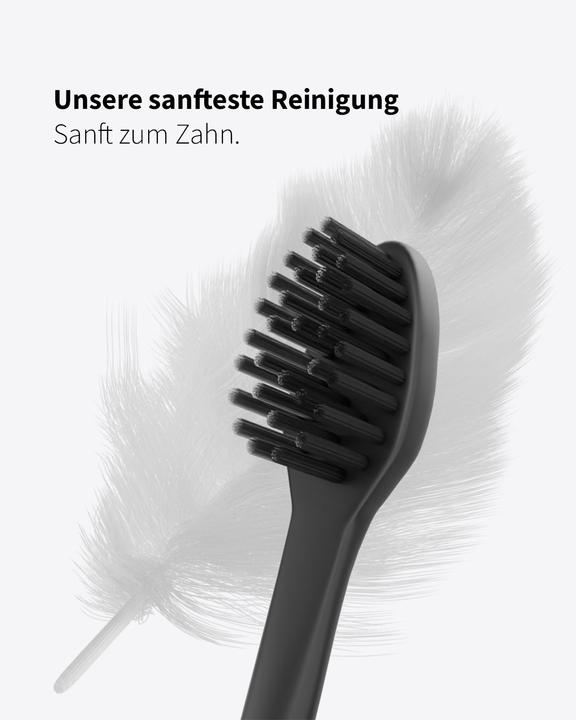Produktbild Zahnheld Bürstenkopf Basic Soft 9x Schwarz (9 x)