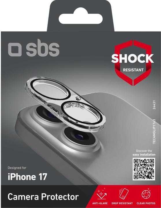 Produktbild SBS Kameraglas (1 Stk., Apple iPhone 16, Apple iPhone 17)