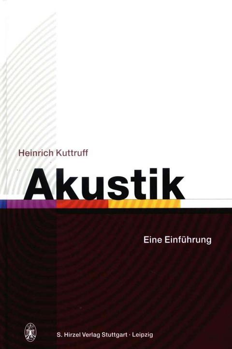 Produktbild Akustik (Deutsch, Heinrich Kuttruff, 2004)