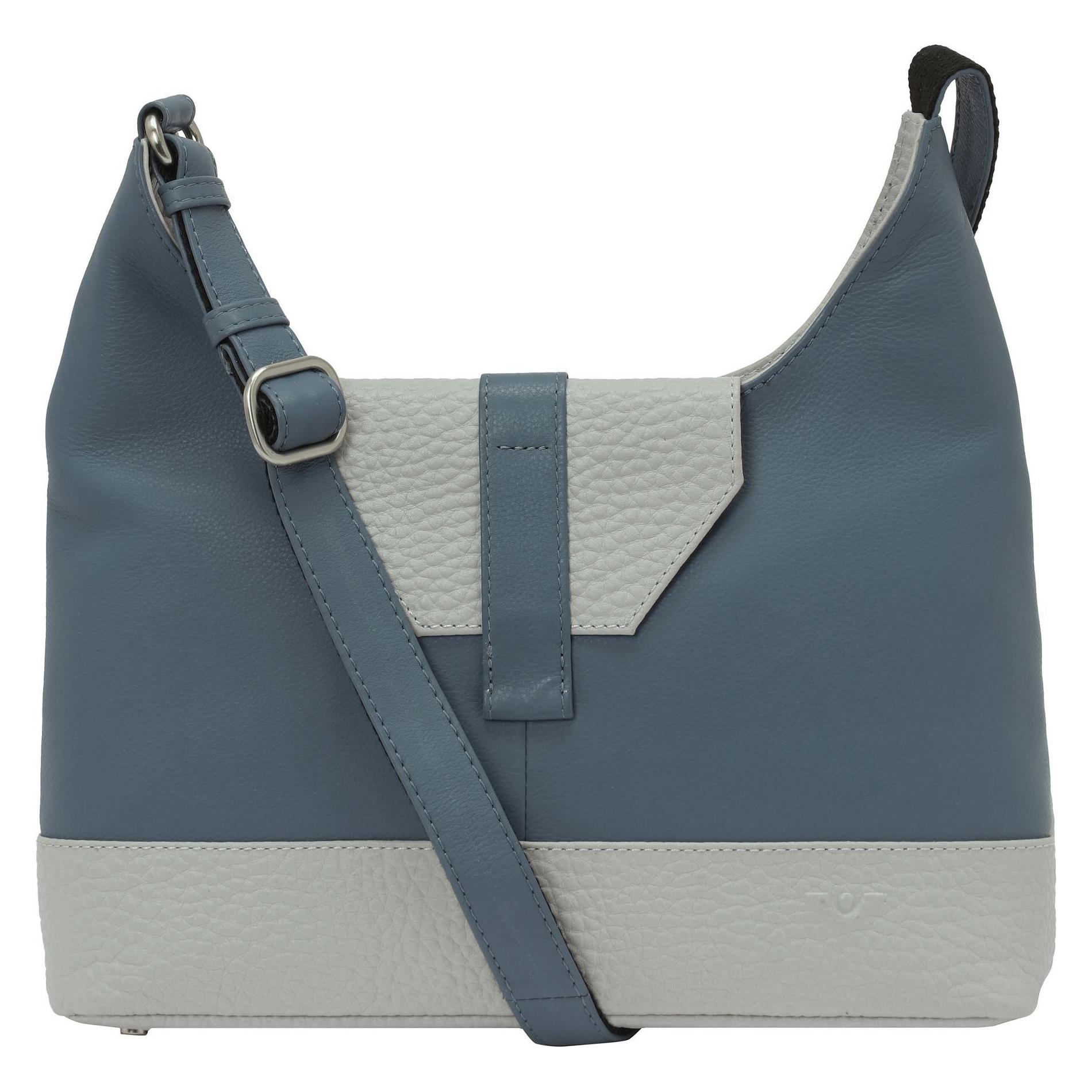 Voi, Damen, Handtasche, Boston Umhängetasche Leder 30.5 Cm, Blau