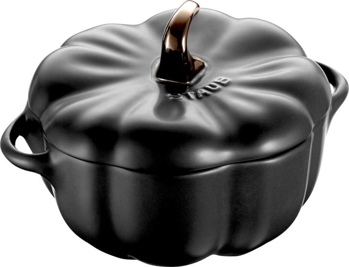 Produktbild Staub 40508-548-0 - Kürbis - Cocotte - Schwarz matt - Keramik - 12,2 cm