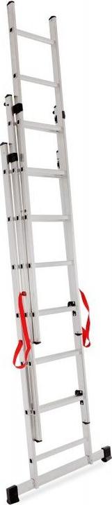 Productafbeelding No Name Awtools Aluminium Ladder Basis 3x6 Stappen 150kg (Steigers)