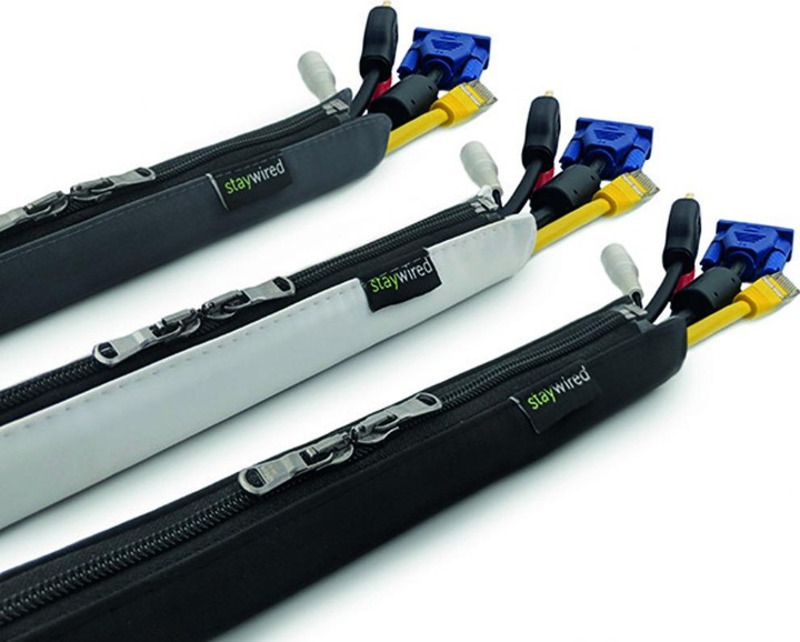 Immagine prodotto OK-Line Canalina STAYWIRED PRO Flex, tessuto (Tubazione, 80 cm)