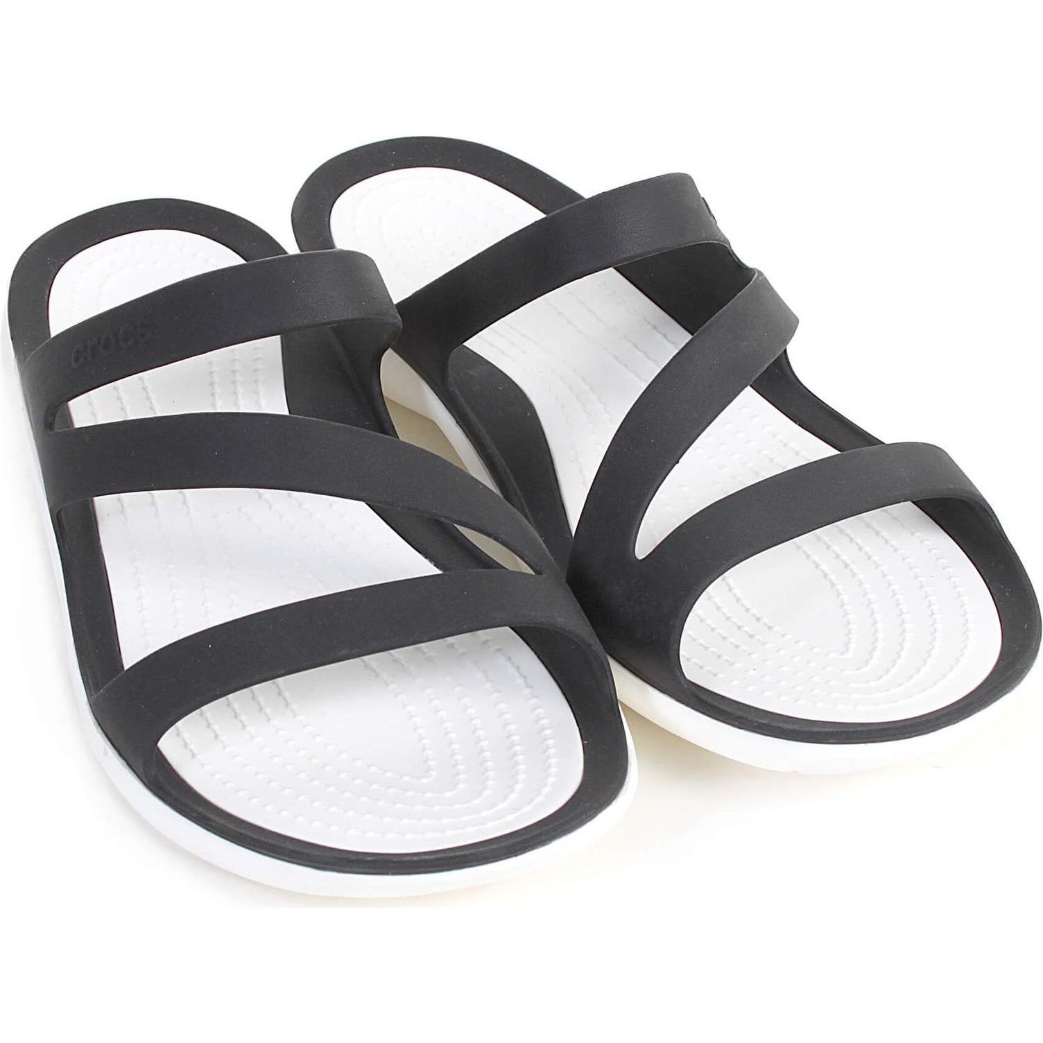 Thumbnail - Crocs, Damen, Sandalen, Swiftwater, Schwarz, (36, 37)