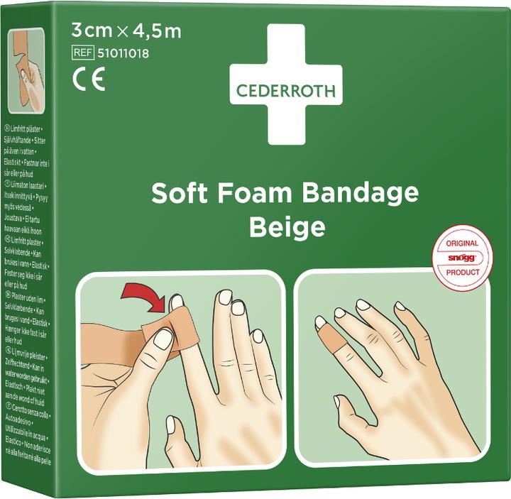 Produktbild Cederroth Soft Foam Bandage blau (1x)