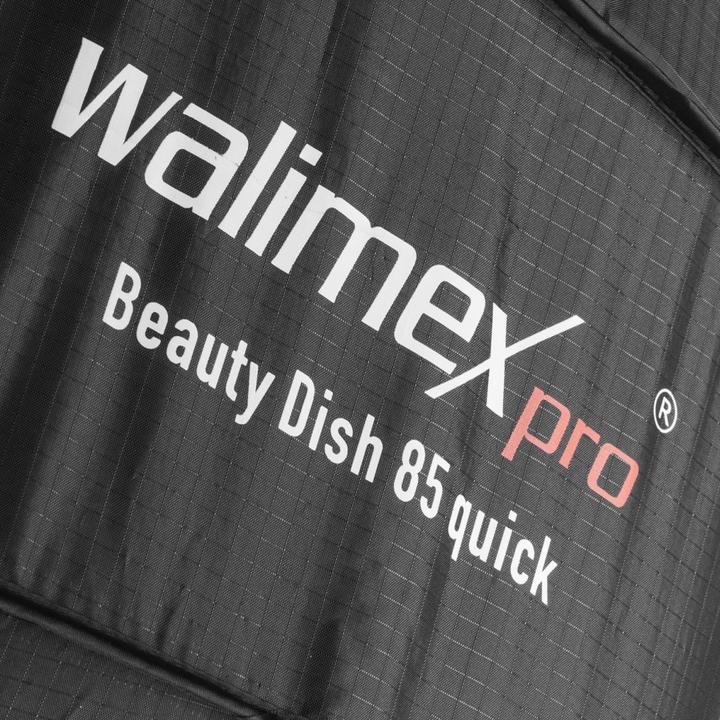 Produktbild Walimex pro pro Studio Line Beauty Dish QA85 + Softboxadapter Aurora/Bowens (Beauty Dish, 85 cm)