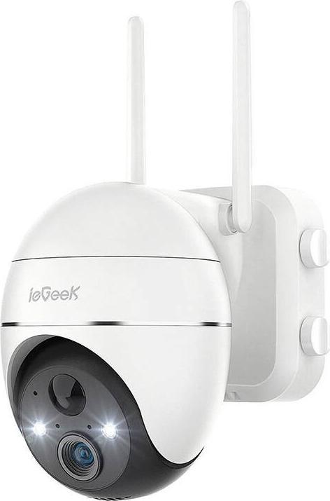 Immagine prodotto IeGeek Telecamera wireless WiFi da 3MP per esterni ZS-GX1S bianca 5200mAh