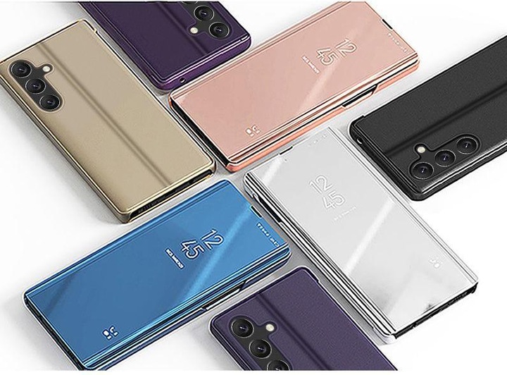 Produktbild Hurtel Clear View Case Hülle für Samsung Galaxy A54 5G blaue Flip-Cover (Samsung Galaxy A54 5G)