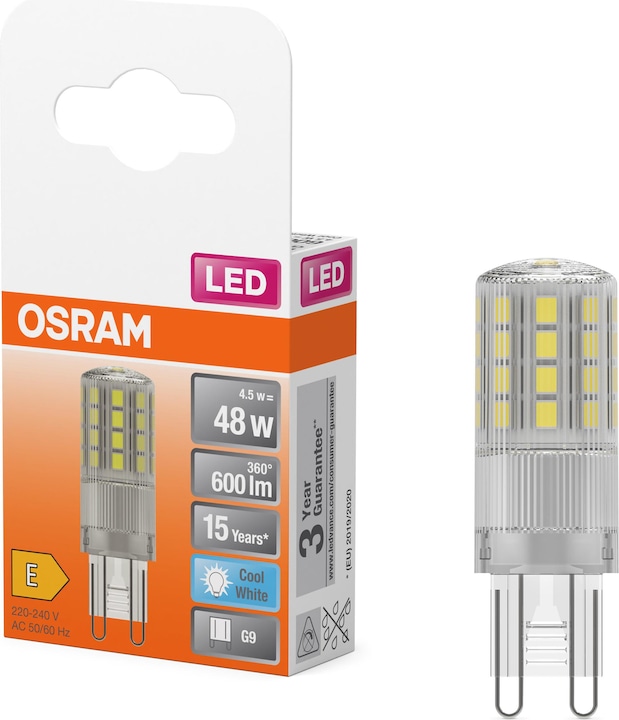 Produktbild Osram Led Pin (G9, 4.80 W, 600 lm, 1 x, E)