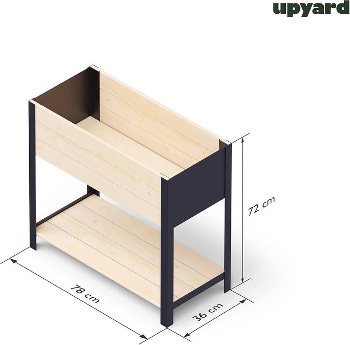 Actual product image Upyard ModernBox High Hochbeet aus