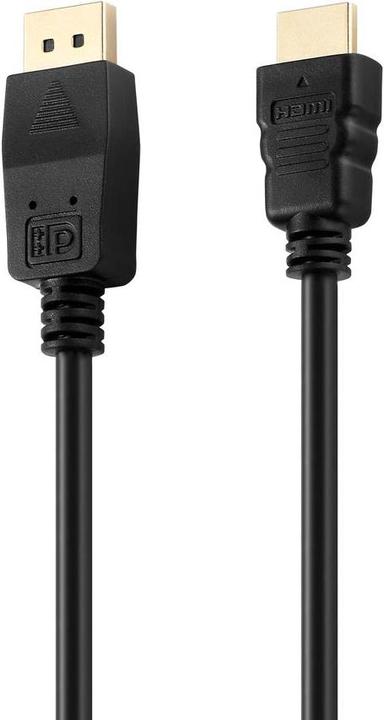 Produktbild HDgear DisplayPort — HDMI (Typ A) (1 m, DisplayPort, HDMI, 1.4)