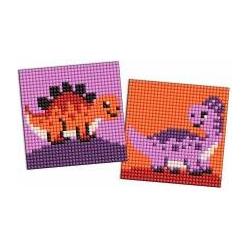 Ideyka Diamant-Mosaik-Aufkleber für Kinder – Dinosaurier 1