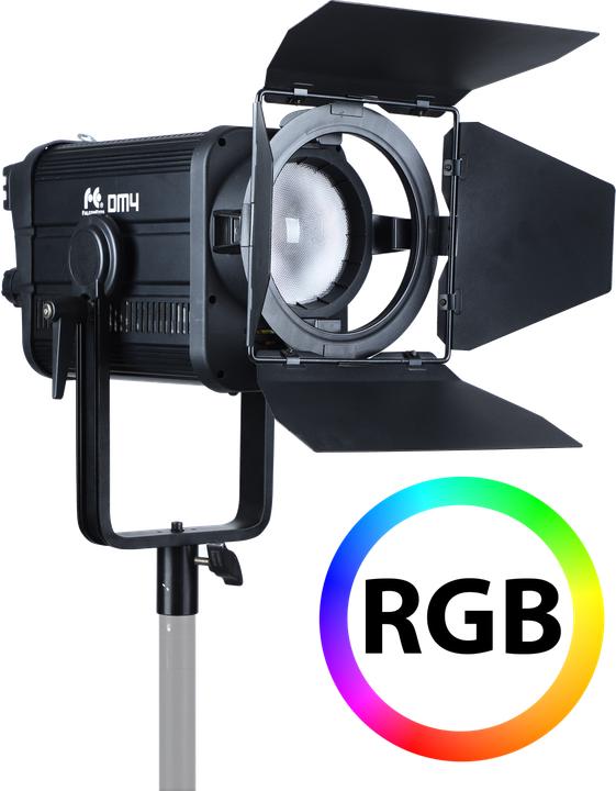 Produktbild Falcon Eyes RGB LED Fresnel Spot Dimmbar DM4 400W (Studioleuchte)