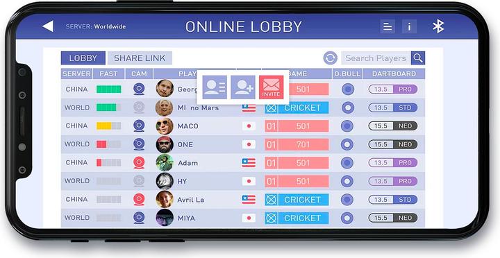 Produktbild Kings Dart SDB Smart-Dartboard Dartworld C1