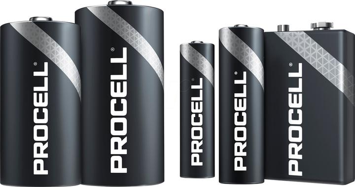 Produktbild Duracell Batterien Procell (10 Stk., 9V Block, 673 mAh)
