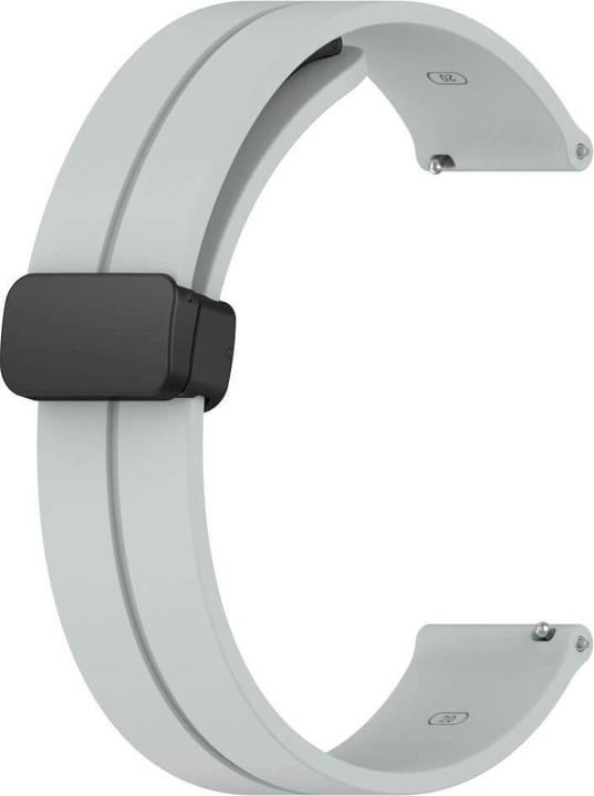Produktbild Cover-Discount Silikon Ersatzarmband 20mm grau (20 mm, Silikon)