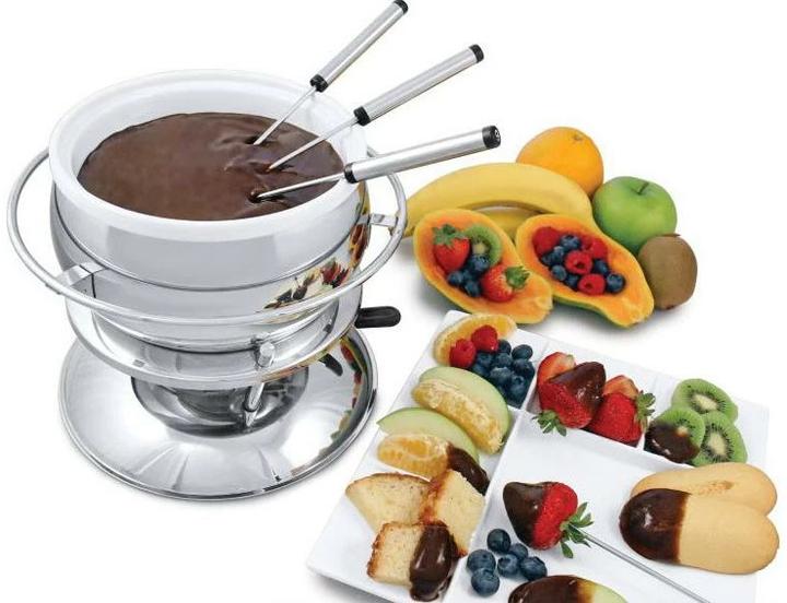 Produktbild Swissmar Fondue-Set All-in-One Züri (Fondue Bourguignonne, Käsefondue, Schokoladenfondue)