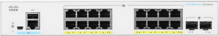 Produktbild Cisco PoE+ Switch CBS350-16P-E-2G-EU 18 Port (16 Ports)