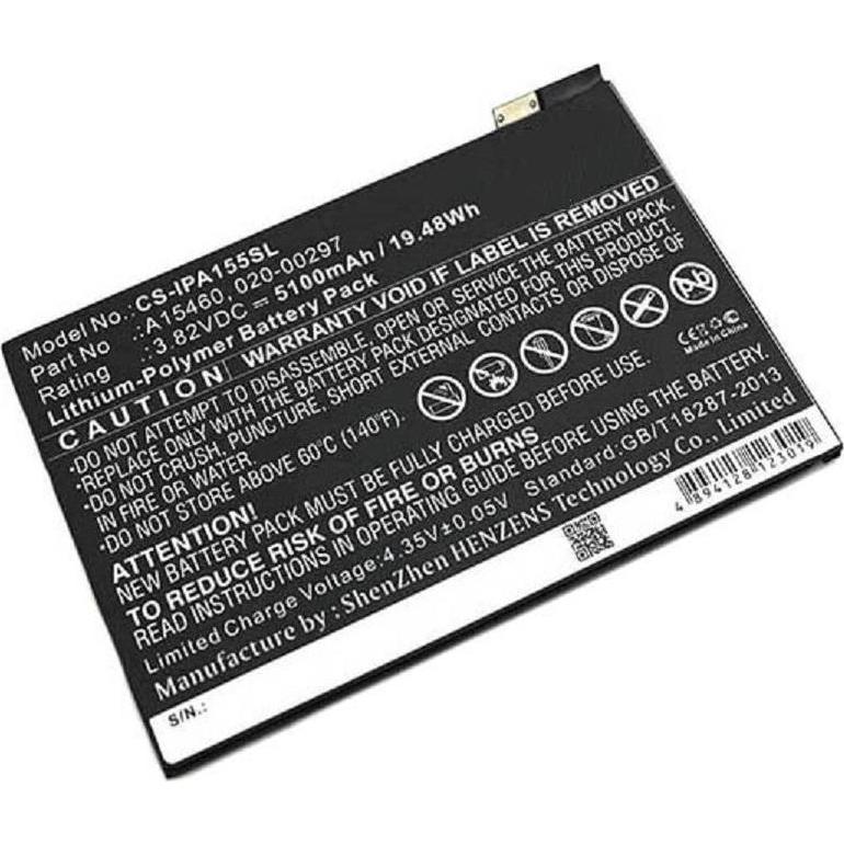 CoreParts Battery for Apple Tablet (5100 mAh), Notebook Akku, Schwarz
