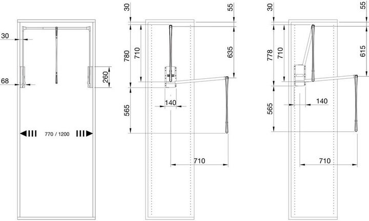Immagine prodotto Servetto Ascensori per vestiti, modello industriale (1 pz.)