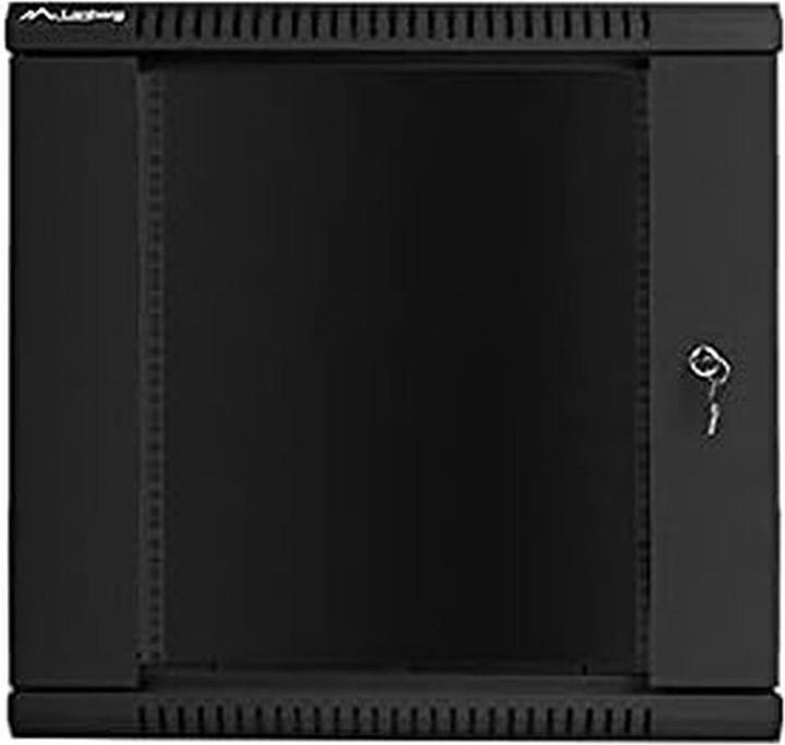 Produktbild Lanberg WF01-6612-10B Rack 12U Wandmontiertes Regal Schwarz (12 HE, 19 Zoll Rack)