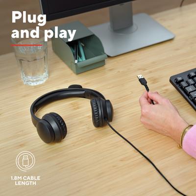 Actual product image Trust Ayda USB PC Headset (Cable, USB-A)
