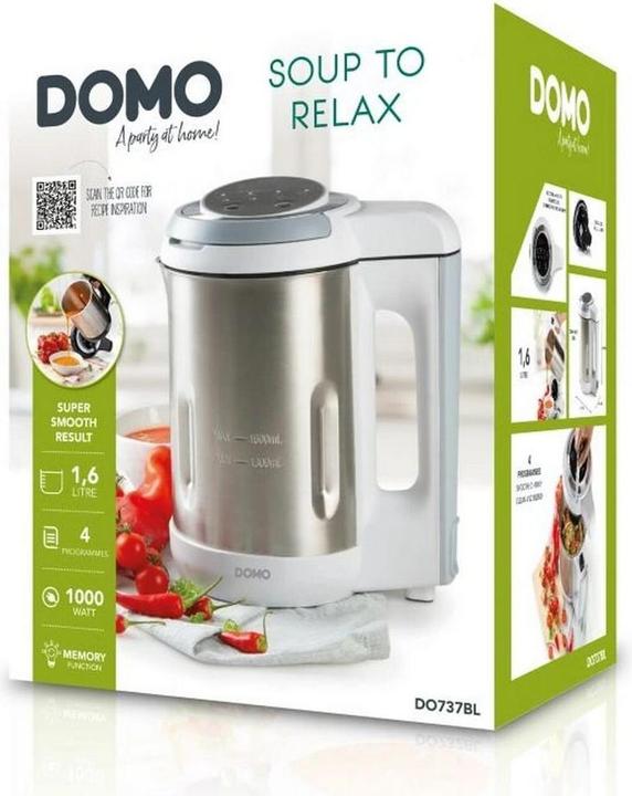 Actual product image Domo Soup cooker DO737BL (1600 ml, 1000 W)