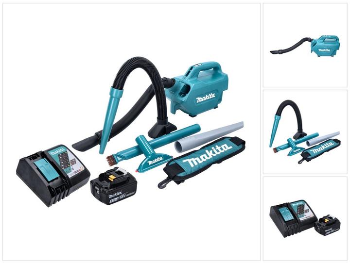 Actual product image Makita DCL 184 RT1 Battery hoover 18 V 54 mbar 0.5 l + 1x battery 5.0 Ah + charger